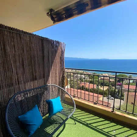 Vue Exceptionnelle !! Calme Et Lumineux Sur La Prestigieuse Route Des Sanguinaires A Apartment Ajaccio (Corsica)